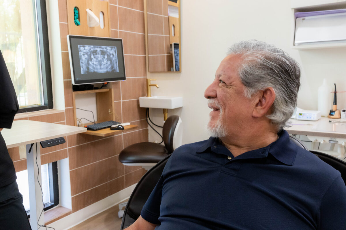 A happy City View Dental patient